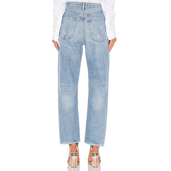 AGOLDE 90's Mid Rise Loose Fit in Fall Out EUC Size 28 $198 MSRP - Picture 8 of 12